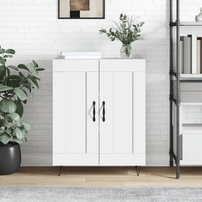 vidaXL Ντουλάπι Γυαλιστερό Λευκό 69,5x34x90 εκ. Επεξεργασμένο Ξύλο