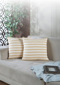Stewehome Σετ 2 τεμαχίων διακοσμητικές μαξιλαροθήκες με φερμουάρ 45x45 cm
