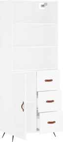 vidaXL Ντουλάπι Λευκό 69,5x34x180 εκ. από Επεξεργασμένο Ξύλο