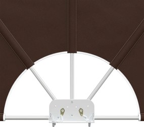 vidaXL Αδιάφανο σκίαστρο μπαλκονιού 240 x 160 εκ Πολυεστέρας