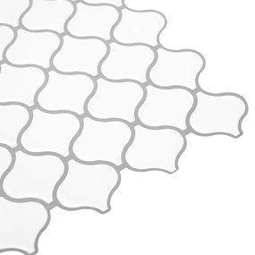 vidaXL Tile Λαμπτήρα 20 pcs Λευκό 27 x 27 εκ. Πολυουρεθάνη και PET