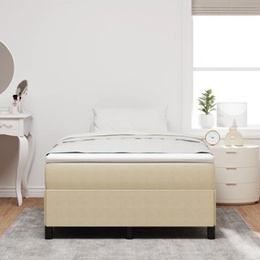 vidaXL Κρεβάτι Φατνίου Ανοιχτό Πράσινο Γκρι 120x200 εκ Κουβερλί Καθίσματος
