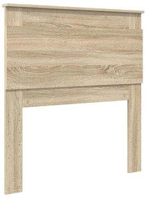 vidaXL Κεφαλάρι με κεφαλάρι Δρύς Sonoma 90 cm Επεξεργασμένο ξύλο