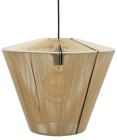 Φωτιστικό Οροφής Μονόφωτο Cord Fylliana Κρέμ 50x35 εκ. 50x50x100 εκ.