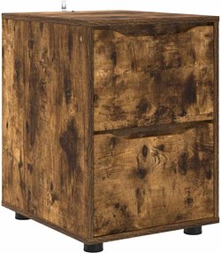 vidaXL Ντουλάπι αποθήκευσης Καπνιστό Δρύς 40 x 48 x 57 εκ