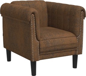 vidaXL Σαλόνι Σετ 3 Τεμαχίων Καφέ από Βελούδο