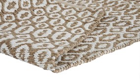 Χαλί Home ESPRIT Λευκό Καφέ Boho 75 x 175 cm