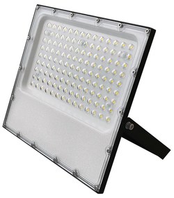 LED SMD BLACK FLOOD LUMINAIRE IP65 150W 6000K 18000Lm 100-277V AC RA80 IK08 5YRS BREATHING VALUE ACA J15060