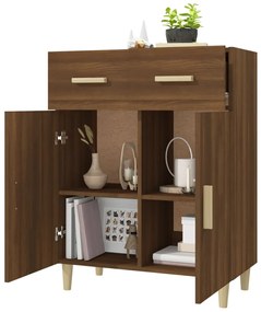 vidaXL Ντουλάπι Καφέ Δρυς 69,5 x 34 x 89 εκ. από Επεξεργασμένο Ξύλο