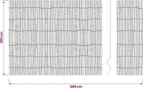 vidaXL Καλαμωτή από Ιτιά 500 x 100 εκ.