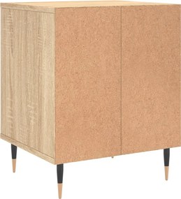 vidaXL Κομοδίνα 2 τεμ. Sonoma Δρυς 40 x 35 x 50 εκ. από Επεξεργ. Ξύλο