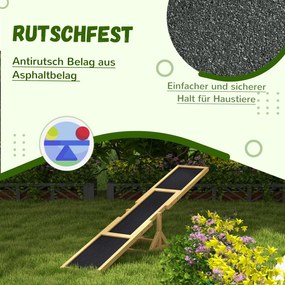 PawHut Ράμπα ισορροπίας για σκύλους για εκπαίδευση Agility, αντιολισθητική, αντοχή έως 50 kg, 180 x 30 x 30 cm