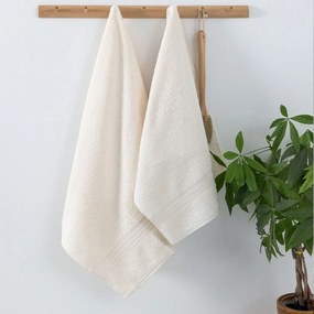 Πετσέτες Blan (Σετ 3τμχ) Ecru Palamaiki Towels Set 100% Βαμβάκι