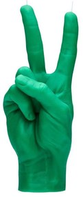 Κερί Χειρονομίας Peace 360gr 20x7x8cm Green Candle Hand Paraffin