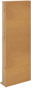 vidaXL Ντουλάπα CD Artisan Δρυς 65 x 23,5 x 175 εκ. Επεξεργασμένο Ξύλο