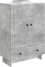 vidaXL Πλαϊνό γραφείο Σκυρόχρωμο Γκρι 66 x 34,5 x 95 εκ.