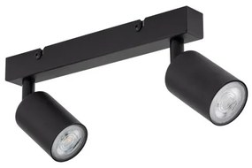 Πλαφονιέρα Φωτιστικό Οροφής 2xGU10 10W IP20 Top TK Lighting-6175-Μαύρο 6175