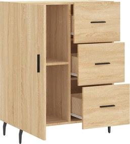 vidaXL Ντουλάπι Sonoma Δρυς 69,5 x 34 x 90 εκ. από Επεξεργασμένο Ξύλο