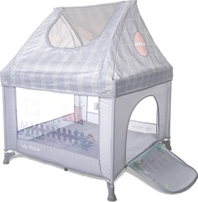 PLAYPEN MY PLACE WITH ROOF GREY