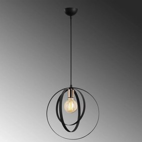 Φωτιστικό Οροφής Μονόφωτο A-G Vaveyla 521SHN3360 Black