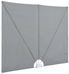 vidaXL Σκίαστρο Βεράντας Πλαϊνό Πτυσσόμενο Γκρι 240 x 160 εκ.