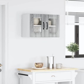 vidaXL Ραφιέρα τοίχου LUCCA Γκρι Sonoma 60 x 31 x 40 εκ