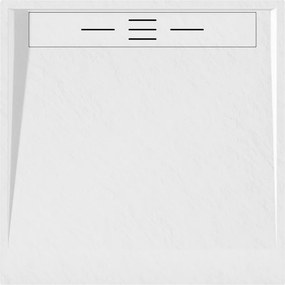 Mexen Amon τετράγωνη ντουσιέρα SMC 100 x 100 cm, λευκή - 4F101010