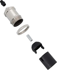 vidaXL Λαμπτήρες 2 τεμ Σατινέ Νικέλιο E27