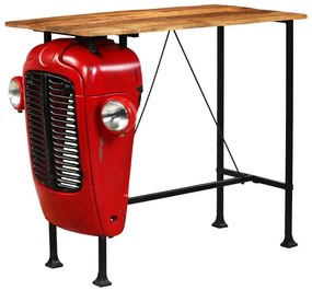 vidaXL Σετ Επίπλων Μπαρ 5 τεμ. 120 x 60 x 107 εκ. Μασίφ Ξύλο Μάνγκο