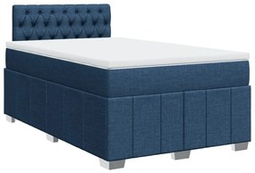 ΚΡΕΒΑΤΙ BOXSPRING ΜΕ ΣΤΡΩΜΑ ΜΠΛΕ 120X190 ΕΚ. ΥΦΑΣΜΑΤΙΝΟ 3289320