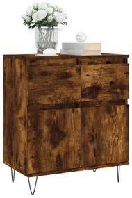 vidaXL Ντουλάπι Καπνιστή Δρυς 60x35x70 εκ. από Επεξεργασμένο Ξύλο