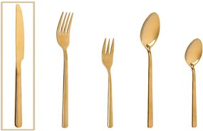 DIS. FORTUNE ΜΑΧΑΙΡΙ ΦΑΓΗΤΟΥ ΧΡΥΣΟ 22.5ΕΚ 76g 420SS KIB