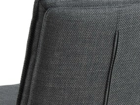 Καρέκλα Oakland 898, Μαύρο, Γκρι, 85x48x59cm, 8 kg, Ταπισερί, Μεταλλικά, Ξύλο | Epipla1.gr