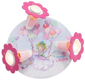 Σποτ Φωτιστικό Οροφής Ροζ Πριγκίπισσα Lillifee 130926 Elobra-130926-Ροζ 130926