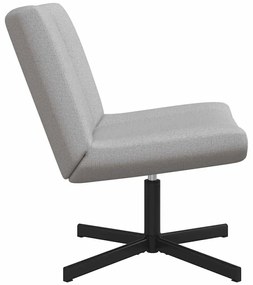 vidaXL Καρέκλα Accent Σύννεφο γκρι Υφασμάτινη επένδυση και μεταλλική βάση