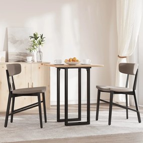 Πόδια Τραπεζαρίας σε Σχήμα «Ο» 40x40x73 εκ. Ατσάλι