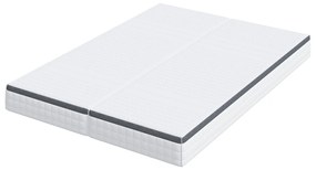 vidaXL Στρώματα 2 pcs Λευκό, Γκρι 80 x 200 cm Πλεκτό ύφασμα