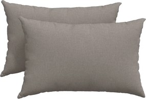 vidaXL Μαξιλάρι Καναπέ 2 pcs ύφασμα Taupe 60 x 40 cm