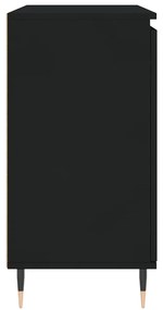 vidaXL Μπουφές Μαύρος 101,5 x 35 x 70 εκ. από Επεξεργασμένο Ξύλο