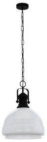 Φωτιστικό Οροφής 'Combwich 1' 43302 White-Black Eglo Metal, Glass