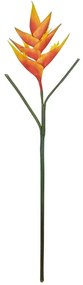 Τεχνητό Λουλούδι Peacock 21397 85cm Orange GloboStar Πολυαιθυλένιο