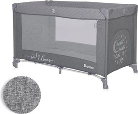 BABY COT NOEMI 1 LAYER COOL GREY STAR