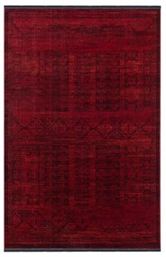 Χαλί Διαδρόμου (80x200) Ezzo Nomade Fringes 8535AHH Red