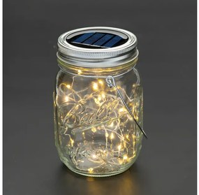 Ηλιακό Φωτιστικό Βάζο Γυάλινο 20 Leds 1,5W X04201424 ACA-X04201424-Διάφανο X04201424
