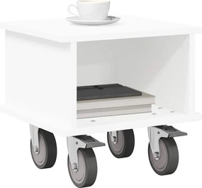 vidaXL Βάση TV Λευκό 37 x 35 x 35 εκ Επεξεργασμένο ξύλο