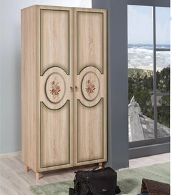 Διφυλλη Ντουλαπα Δρυς Sonoma STIL 52x90x192