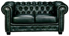 CHESTERFIELD Birmingham Καναπές 2Θέσιος Σαλονιού Καθιστικού,Δέρμα Antique Green