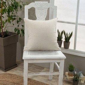 Μαξιλαροθήκη Διακοσμητική Guensa 11 Beige-Grey Teoran 45X45 Cotton-Polyester