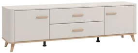 Έπιπλο τηλεόρασης DARWEN 180 3K2F2V Cashmere - Artisan Oak 180x40x53εκ. 180x40x53 εκ.