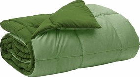 vidaXL Χειμερινό Παπλωματοθήκη 155 x 220 cm Χειμώνας Πράσινο
